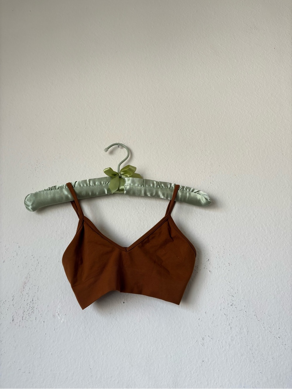 Skims Scoop Brown bra